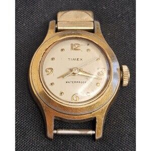 Vintage Timex US Time Corporation Waterproof Wrist Watch 1950's As Is